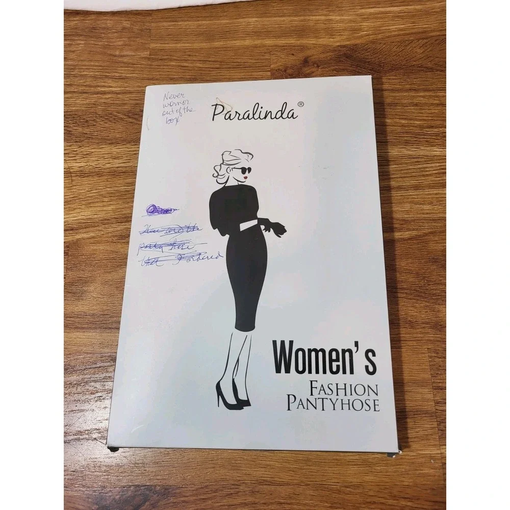 New Lot‎ Of 3 Paralinda Size XXL Black  Pantyhose